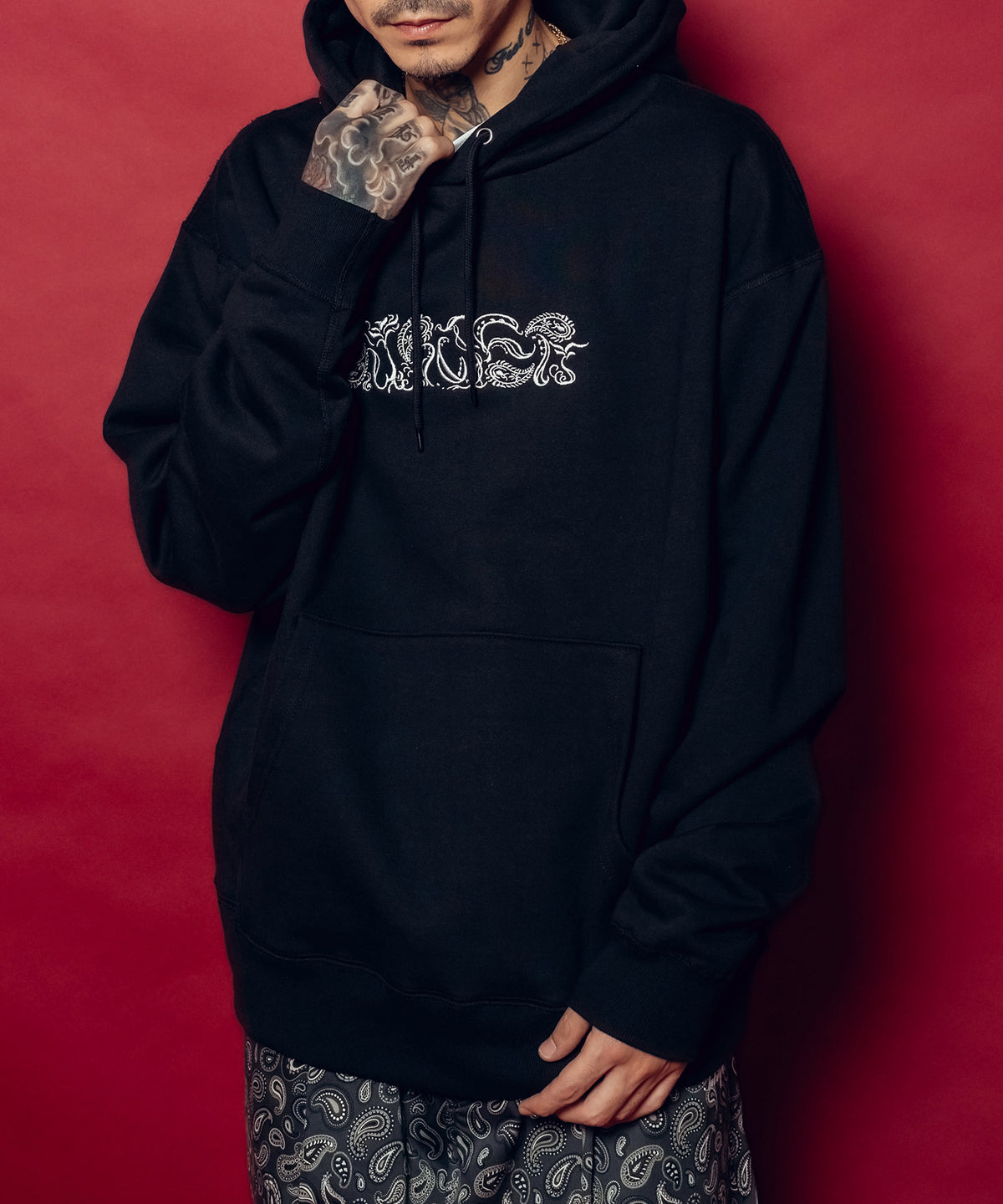 Abstracted paisley hoodie-thumbmail-2