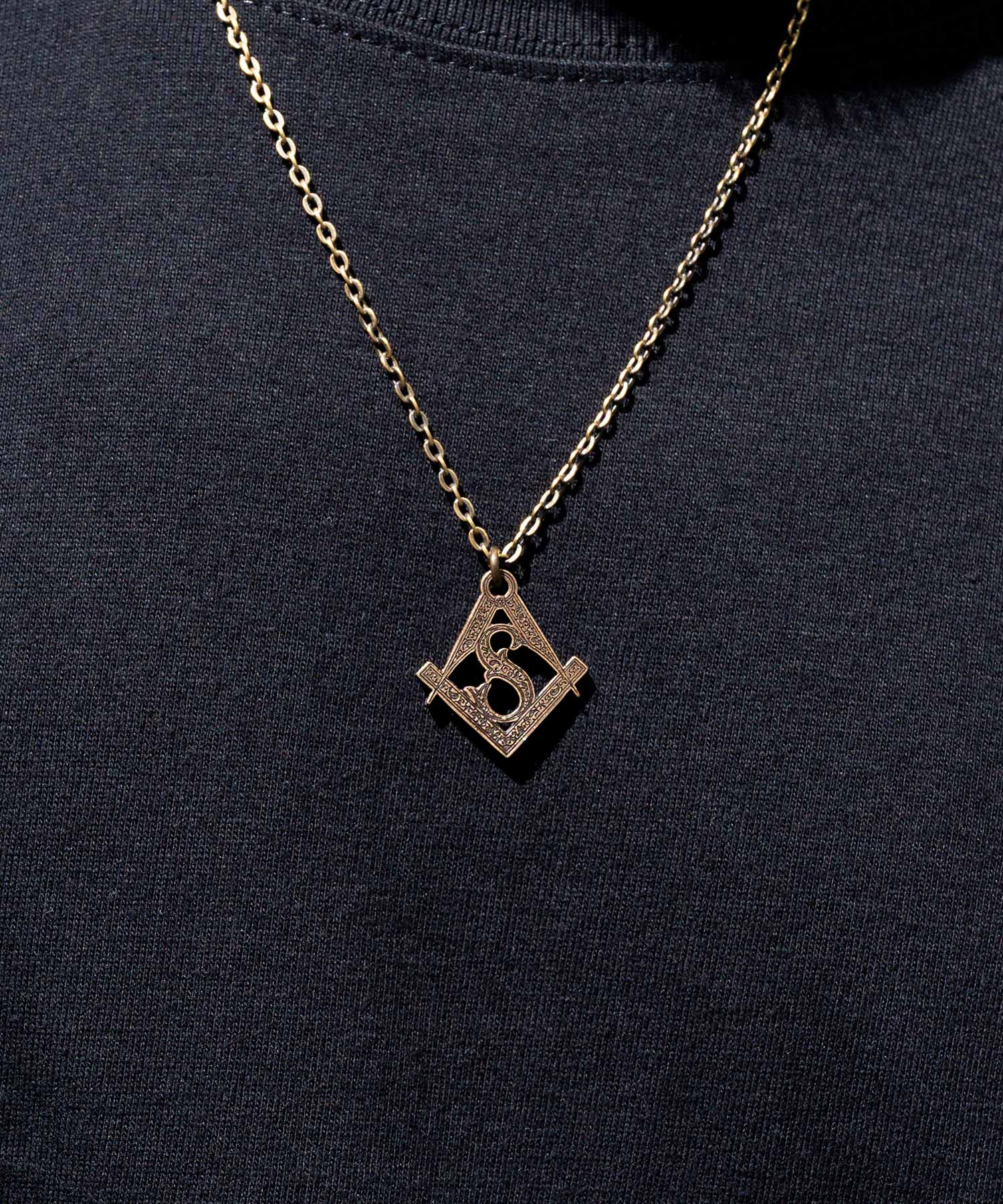 Metal necklace-crypto-