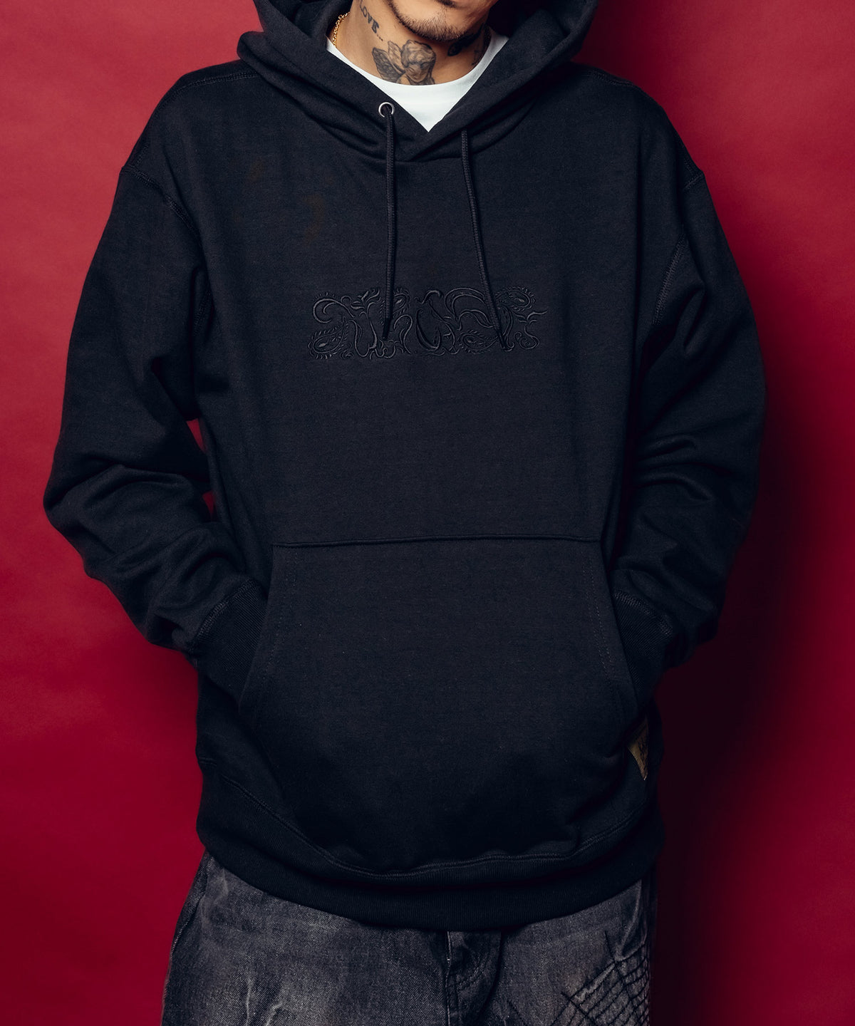 Abstracted paisley hoodie-thumbmail-1