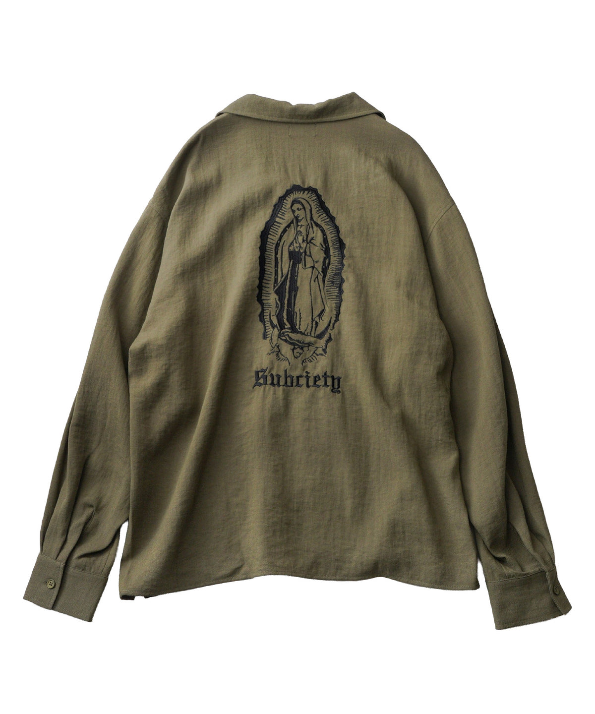 Embroidery Maria open collar shirt-thumbmail-17