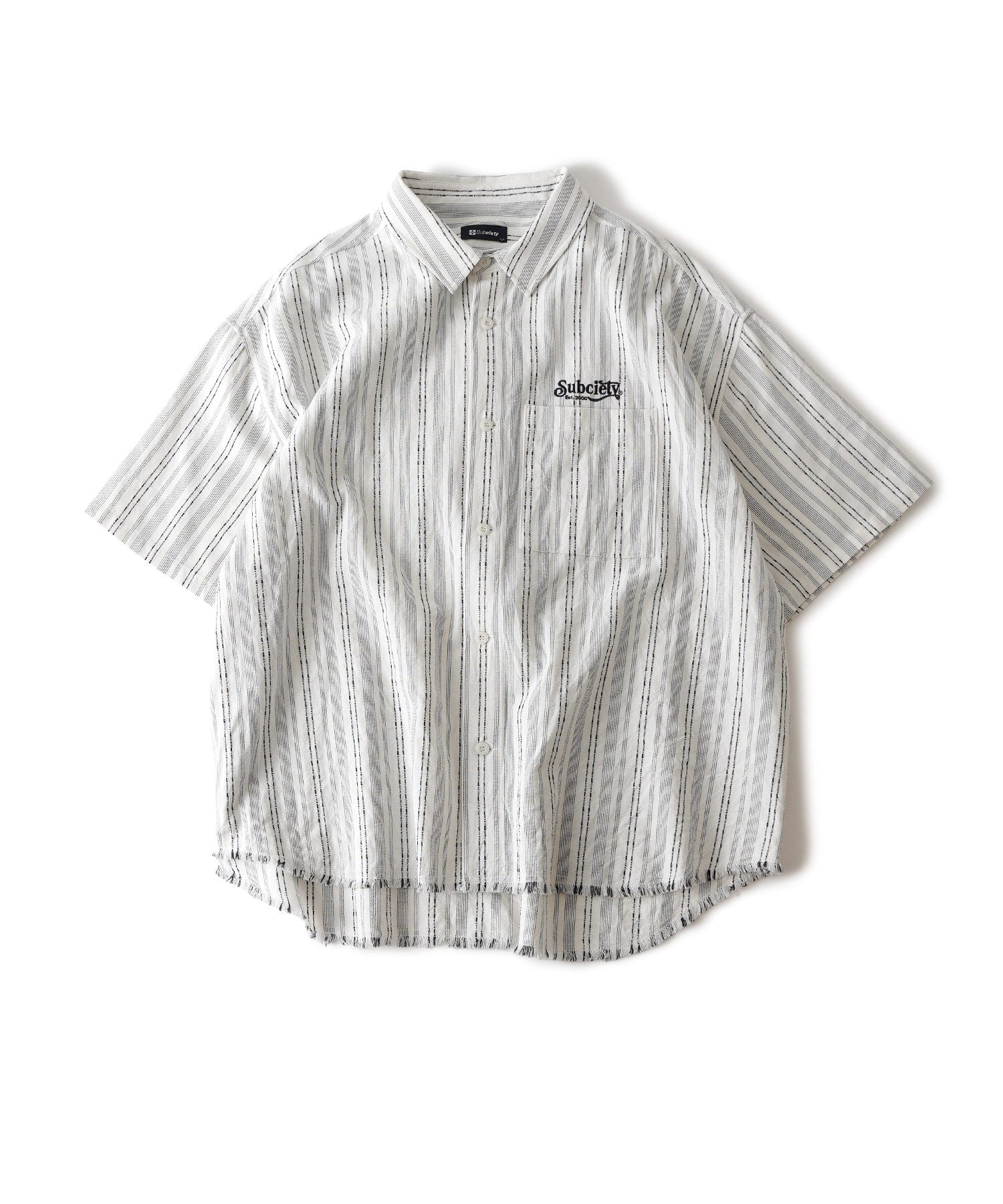 Jacquard stripe wide shirt-thumbmail-4