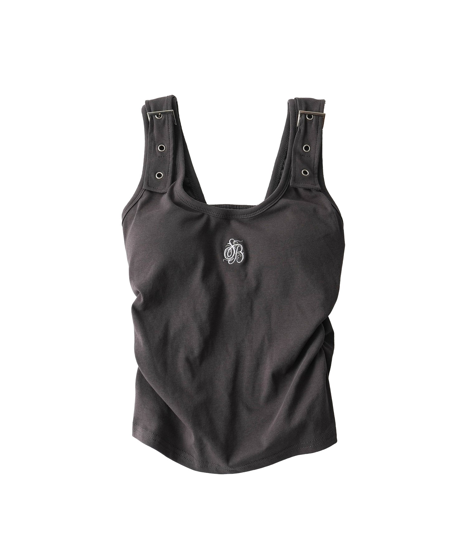 Metal strap tank top
