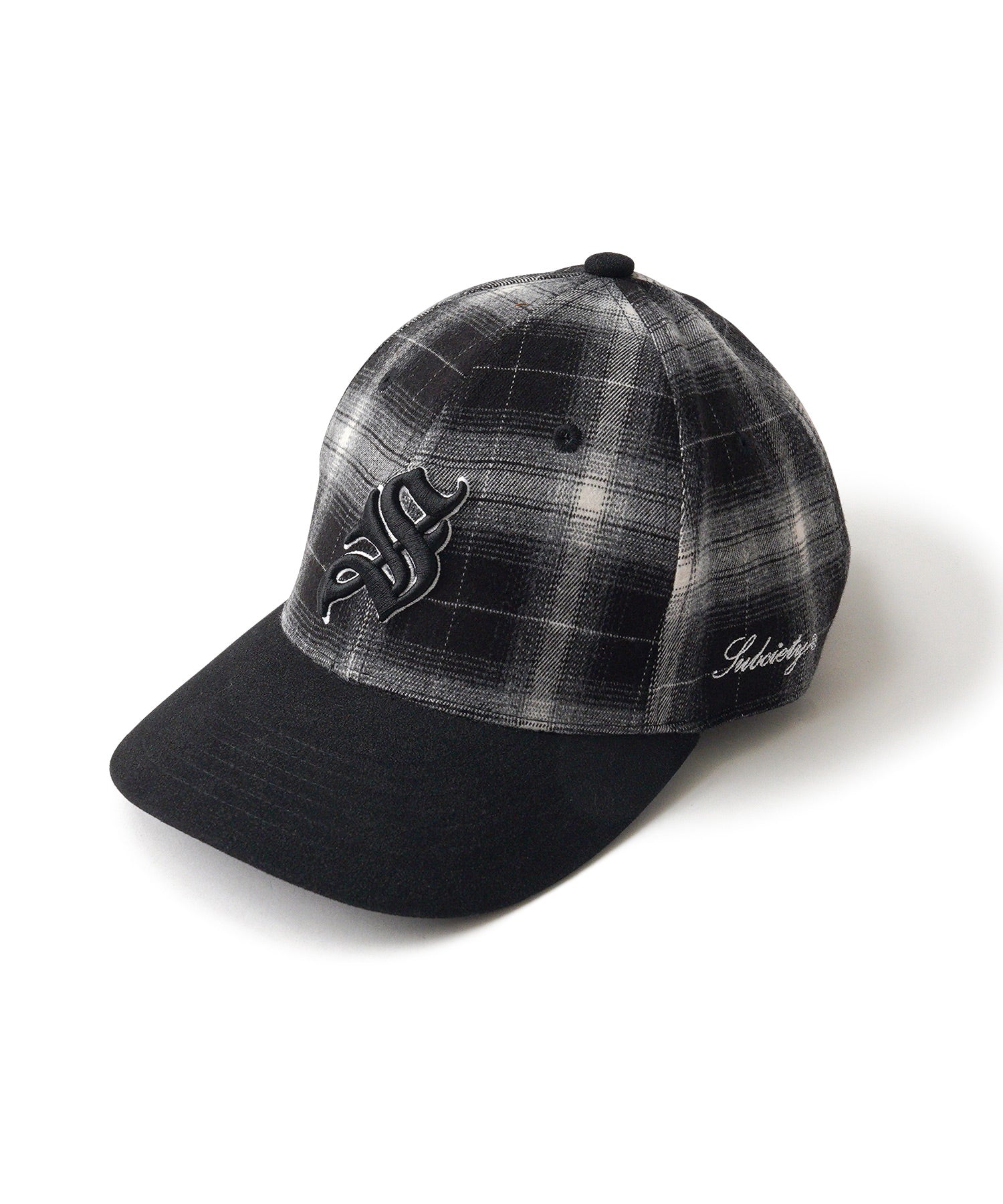 Ombre check cap-thumbmail-3