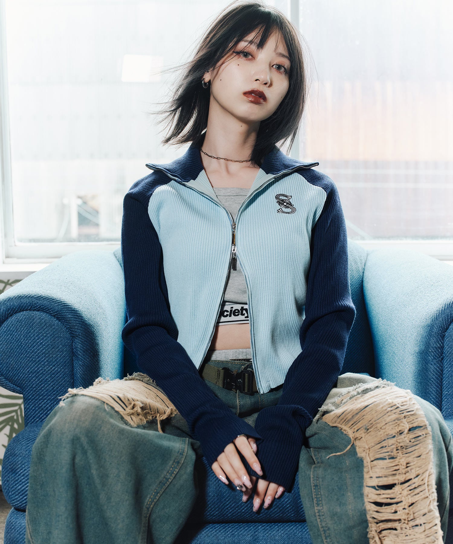 Rib short pants【WOMEN】-thumbmail-6