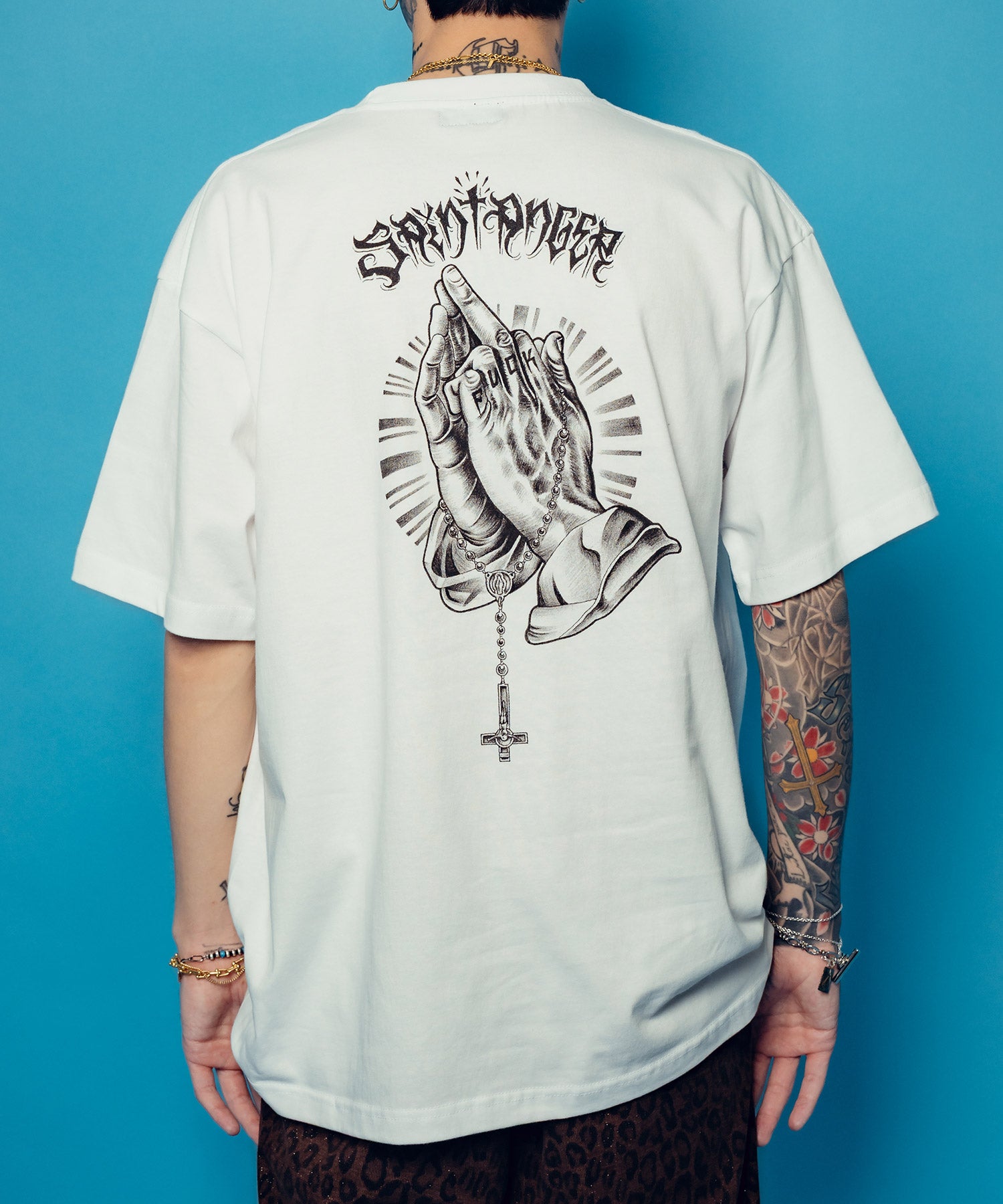 Fuckin' praying hands tee