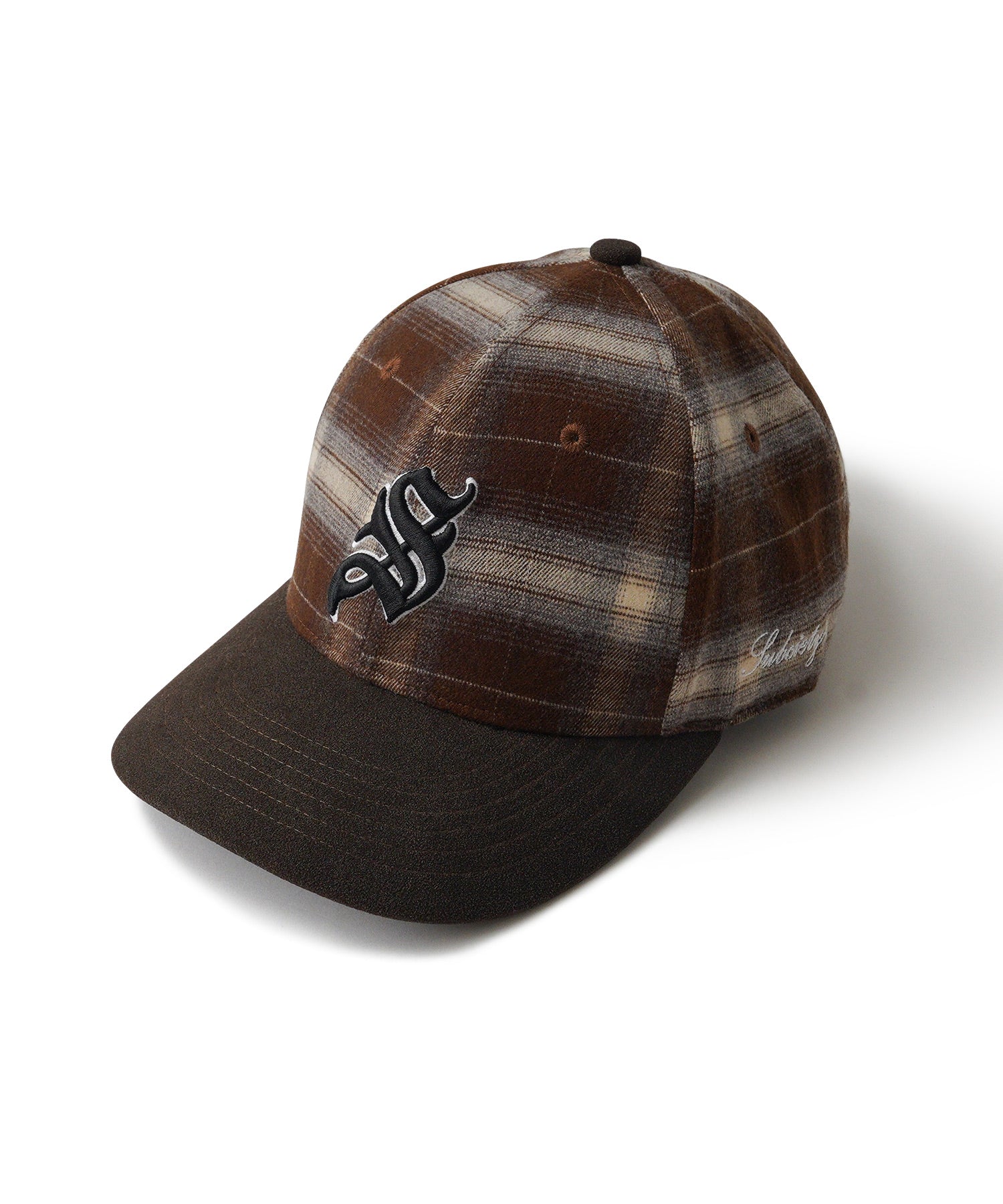 Ombre check cap-thumbmail-7