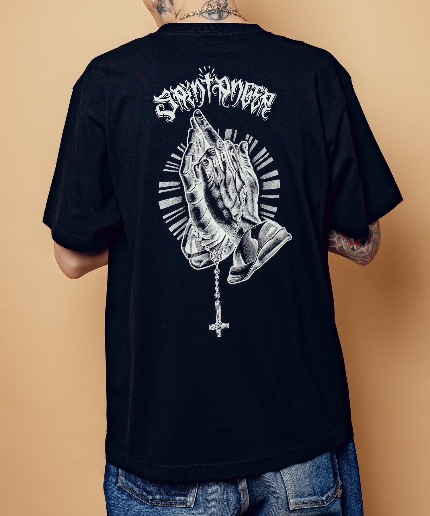 Fuckin' praying hands tee