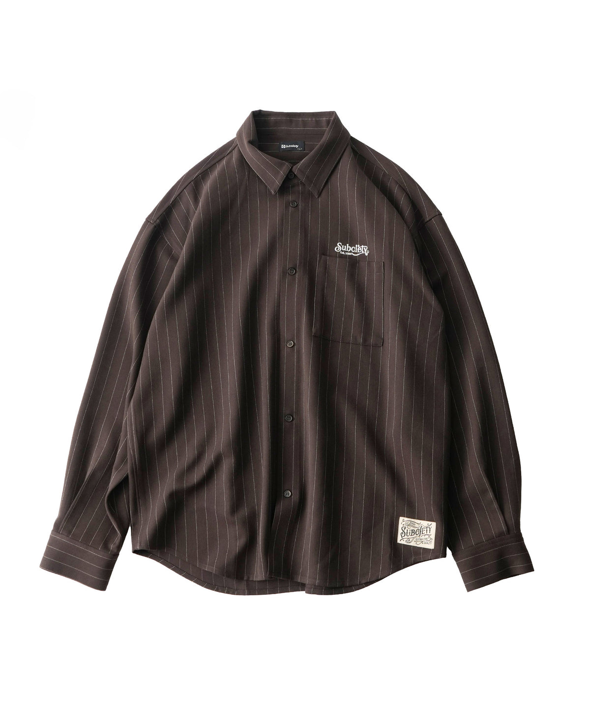 Pinstripe wool-like shirt-thumbmail-14