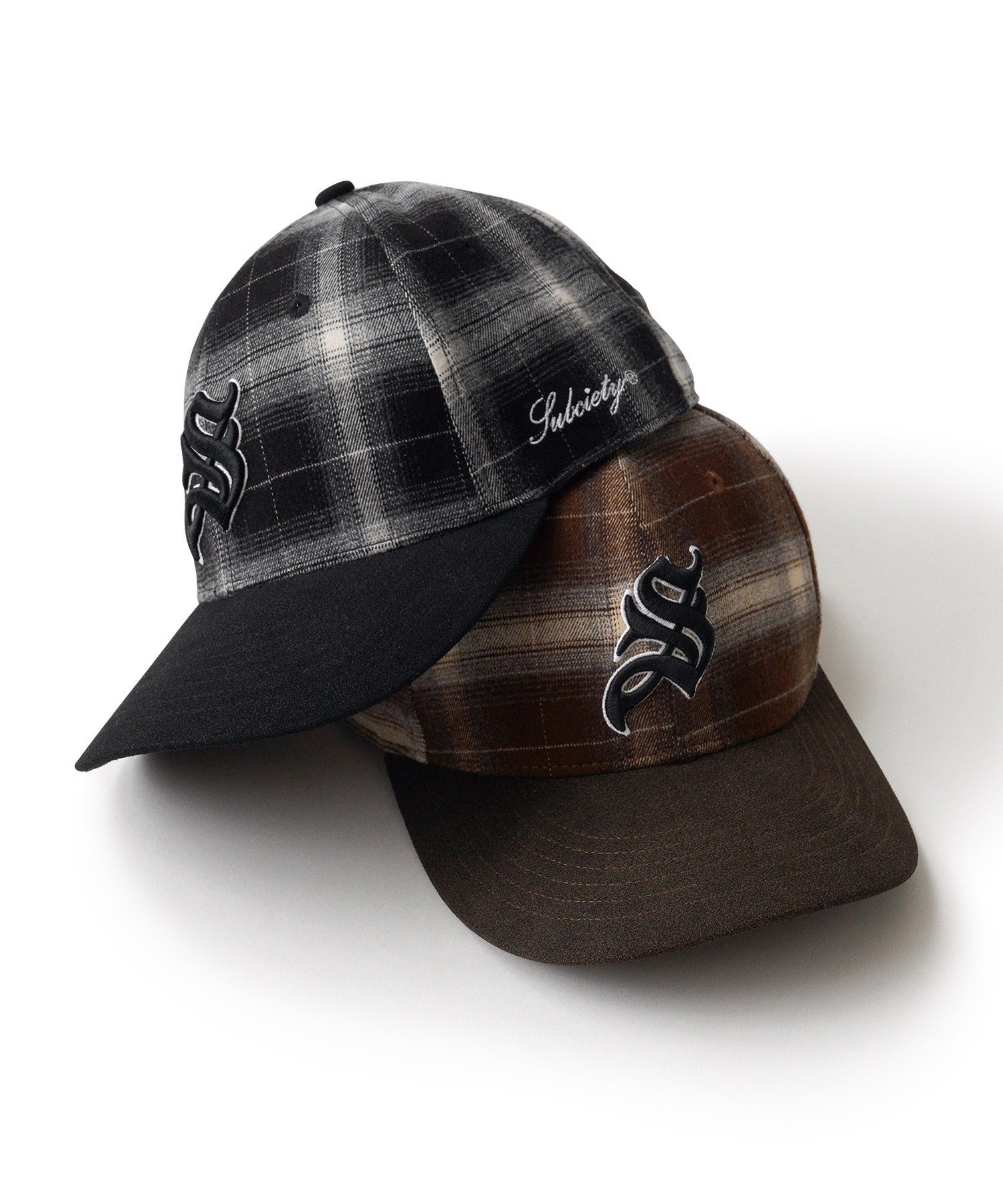 Ombre check cap-thumbmail-10