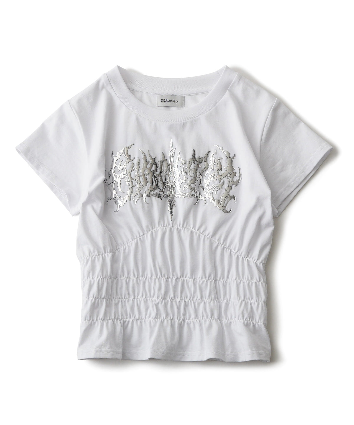 【WOMEN】Shirring tee-thumbmail-3