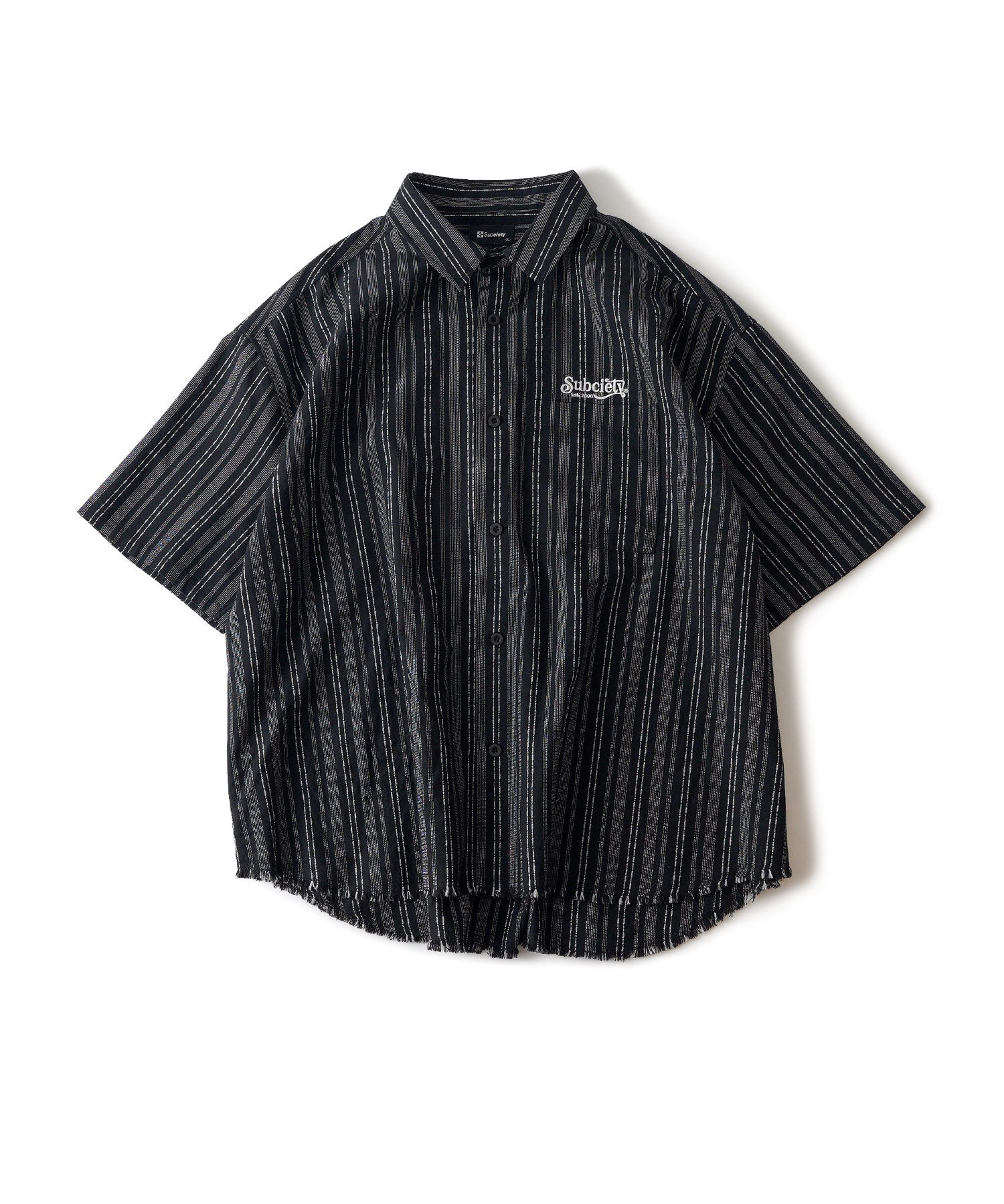 Jacquard stripe wide shirt-thumbmail-8