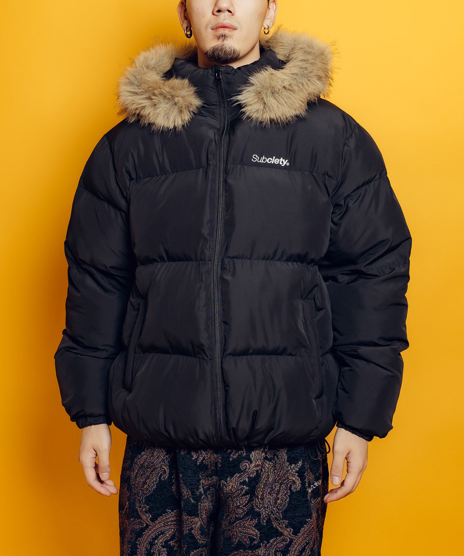 Hooded padded jkt