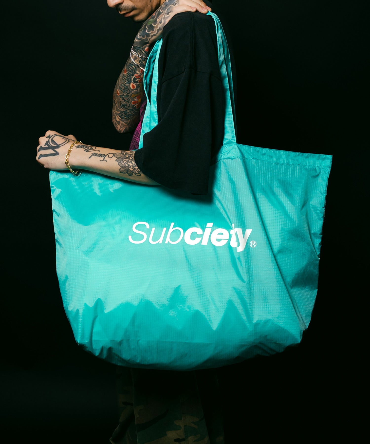 Nylon big tote bag-thumbmail-4