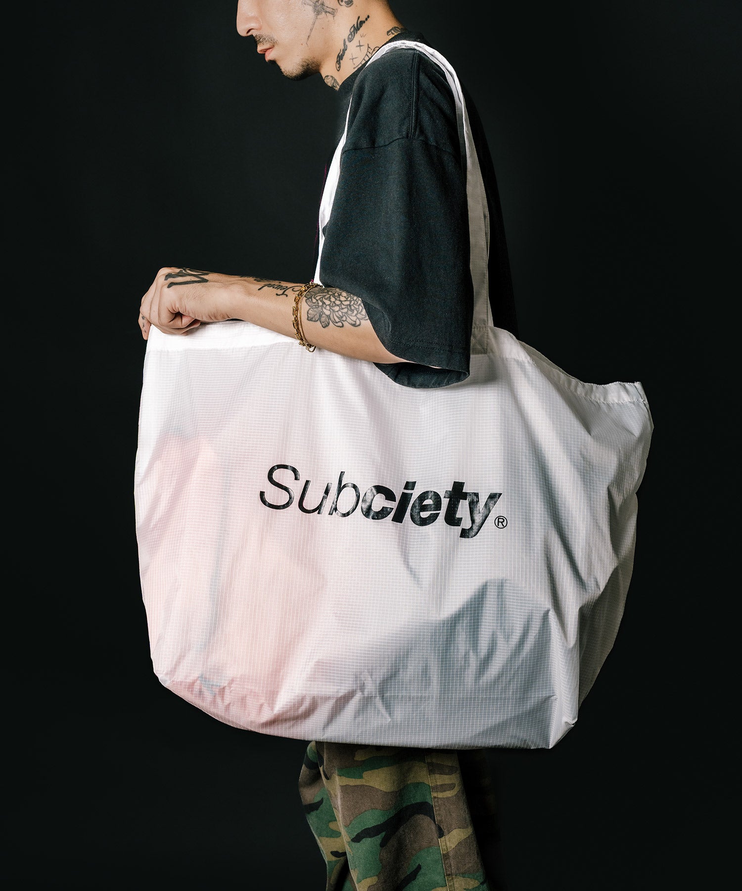 Nylon big tote bag-thumbmail-5