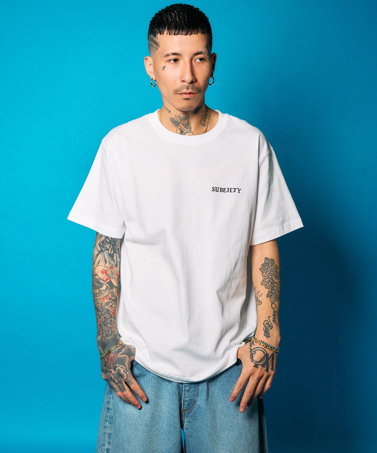 Flower praying hands tee-thumbmail-6