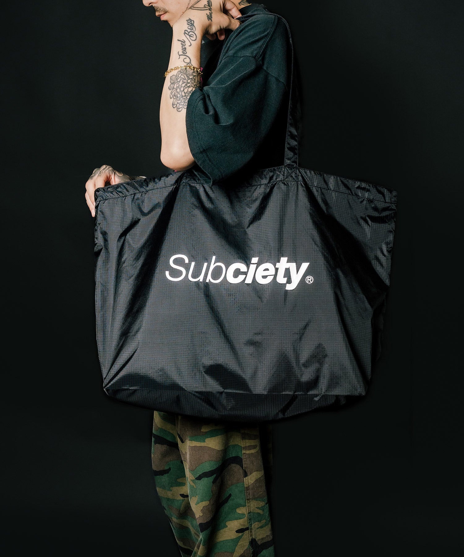 Nylon big tote bag-thumbmail-6