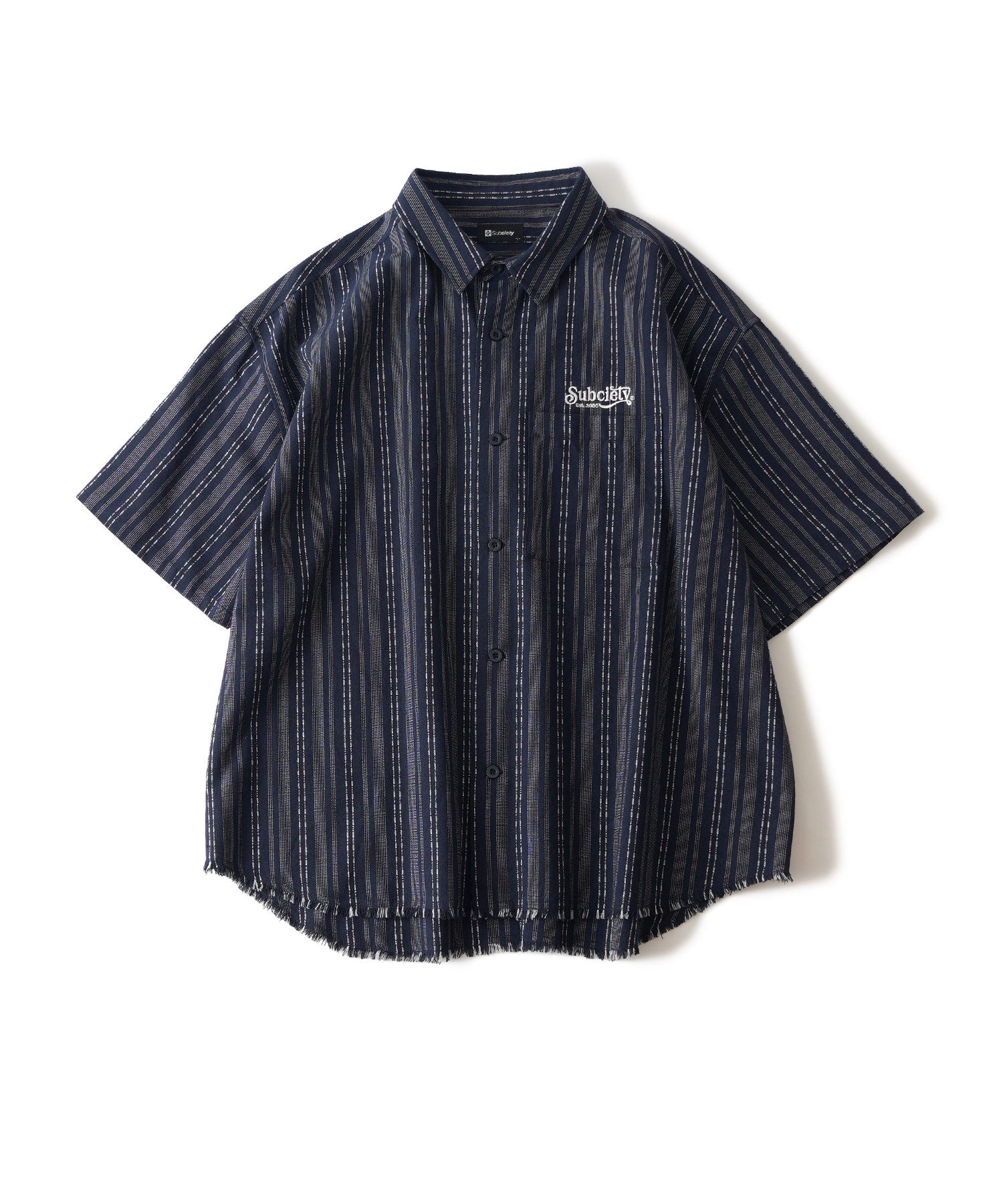 Jacquard stripe wide shirt-thumbmail-11