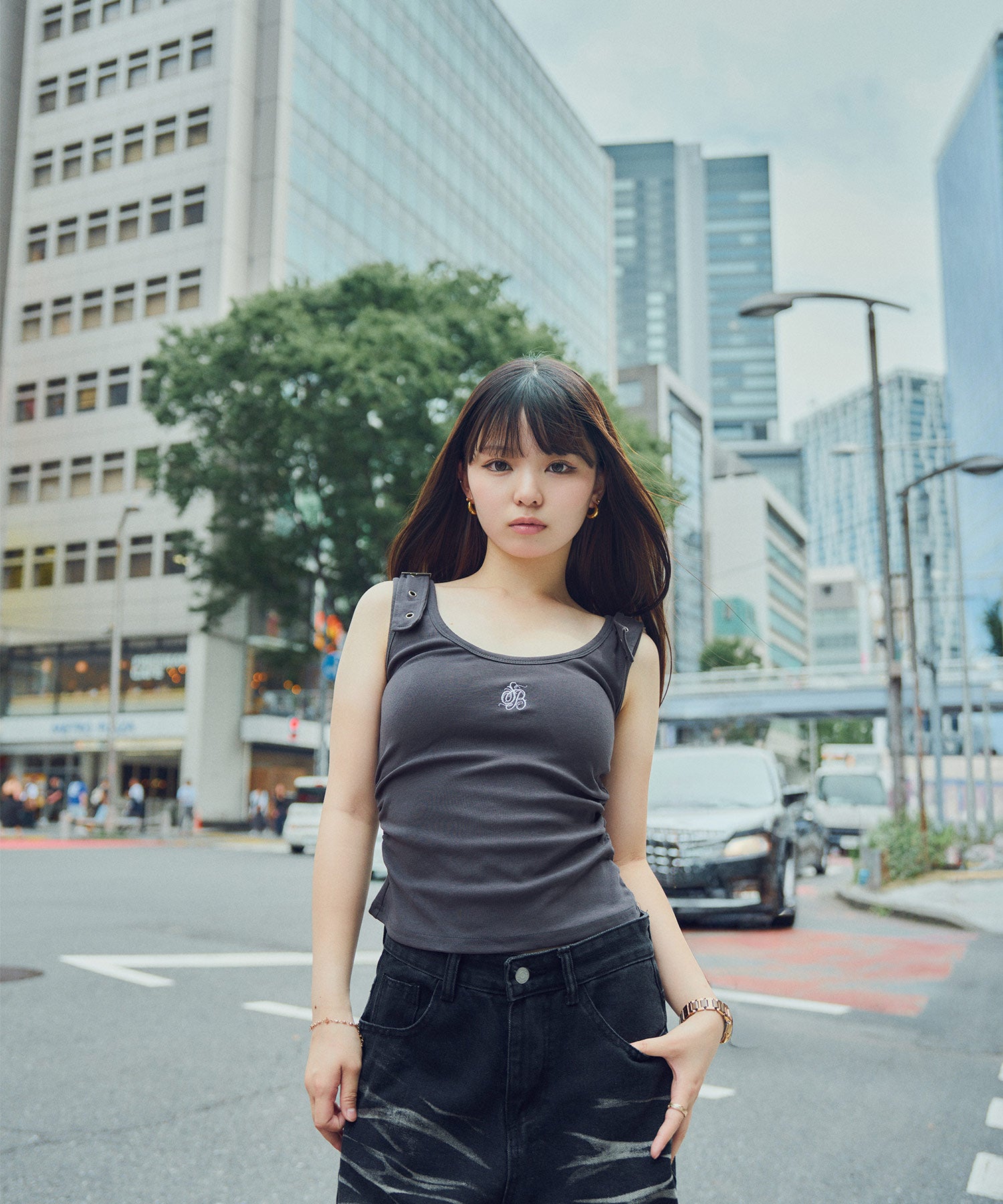 Metal strap tank top-thumbmail-8