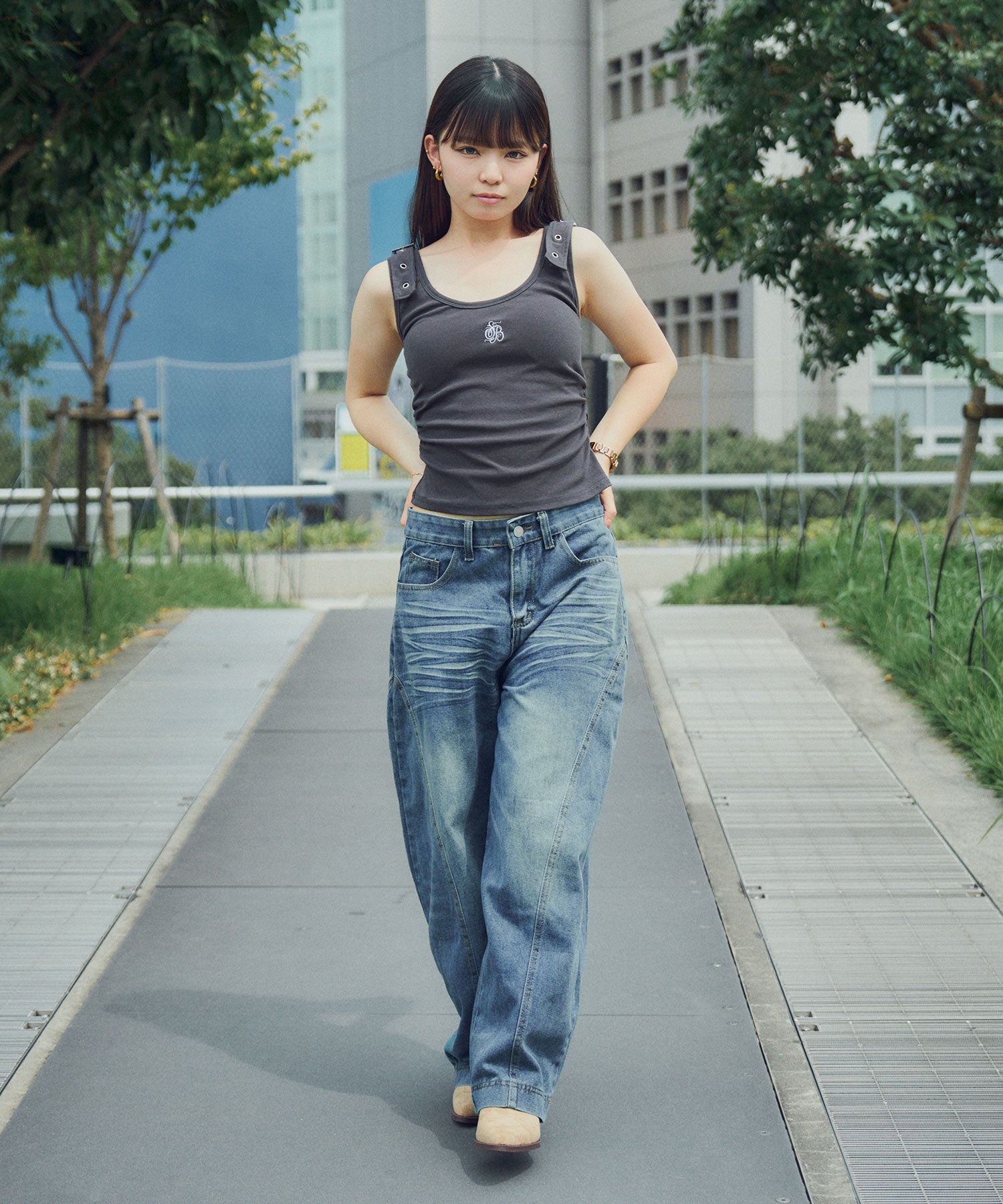 Metal strap tank top-thumbmail-6