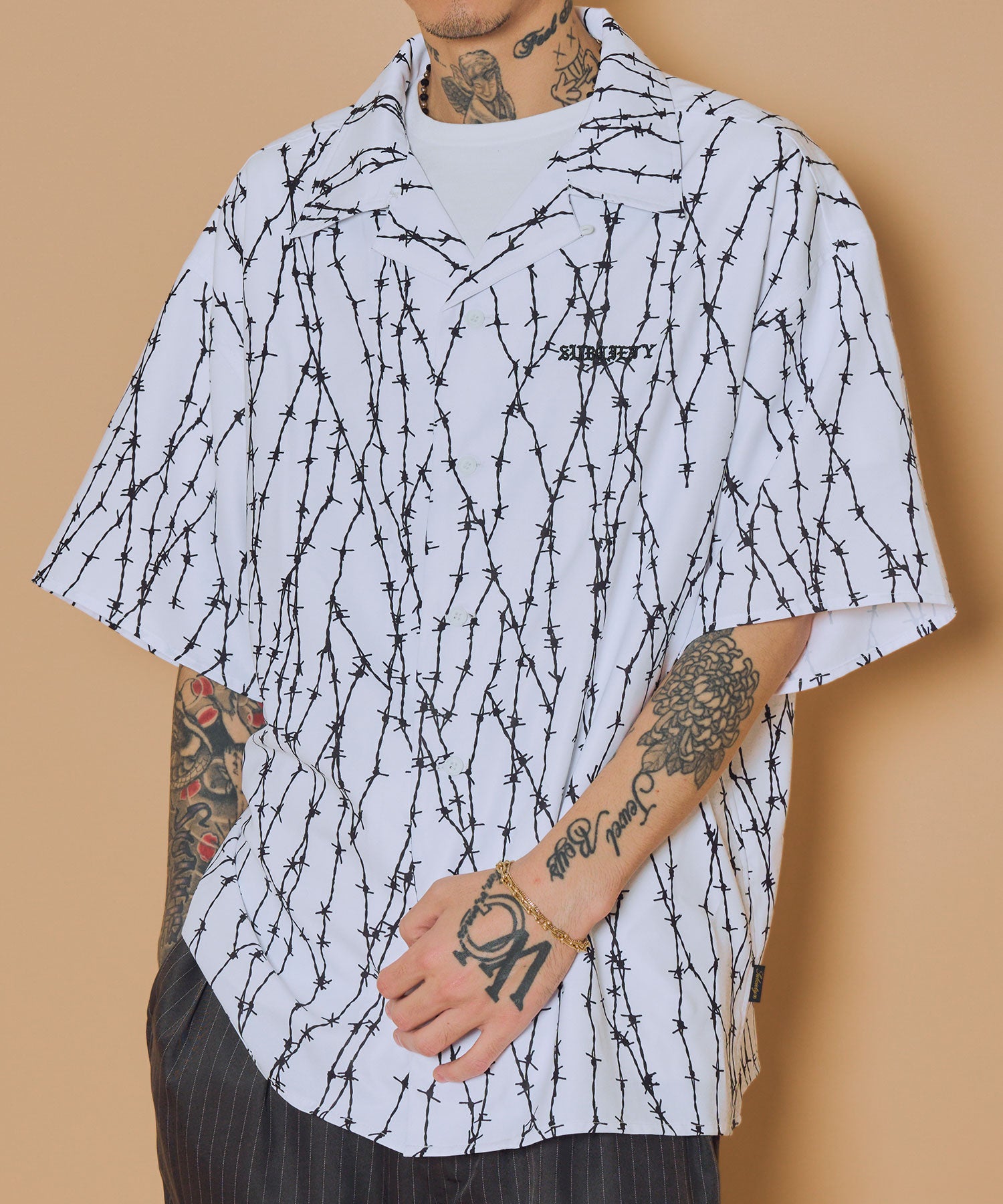 Barbed wire shirt