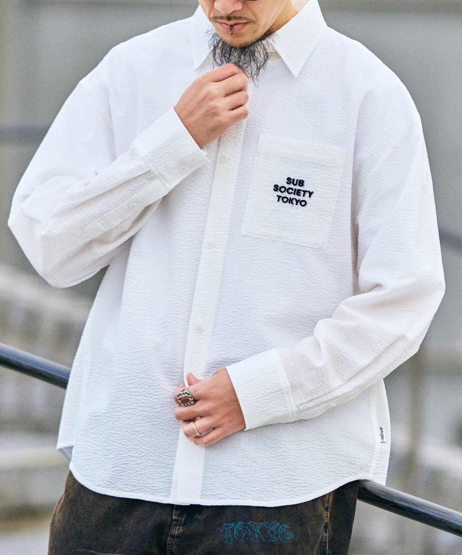 Seersucker shirt