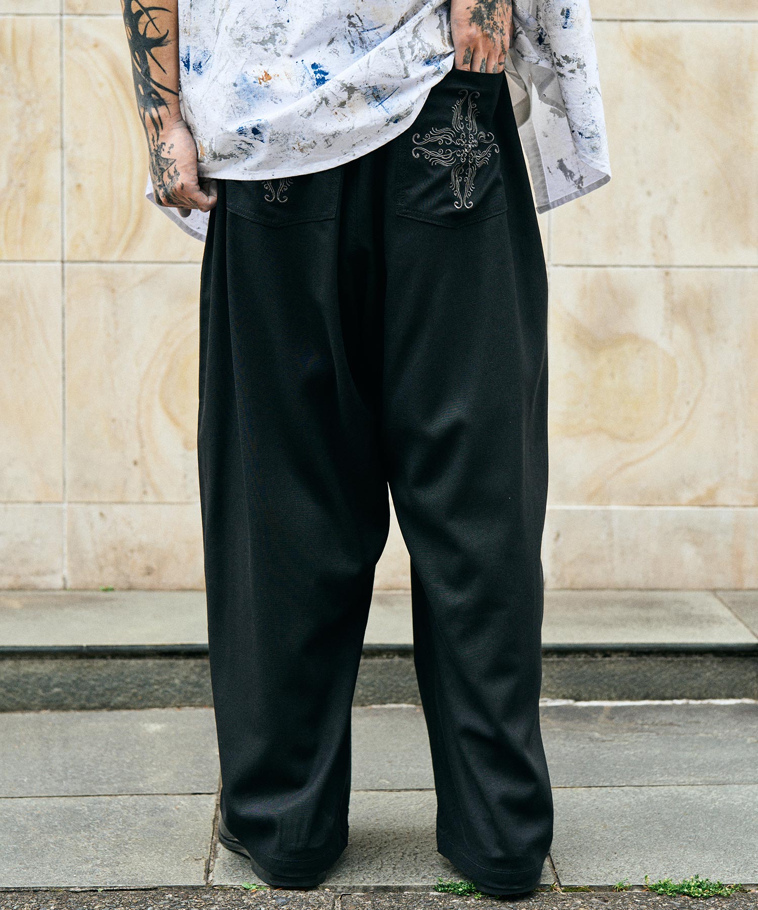 Linen blend baker pants-thumbmail-8