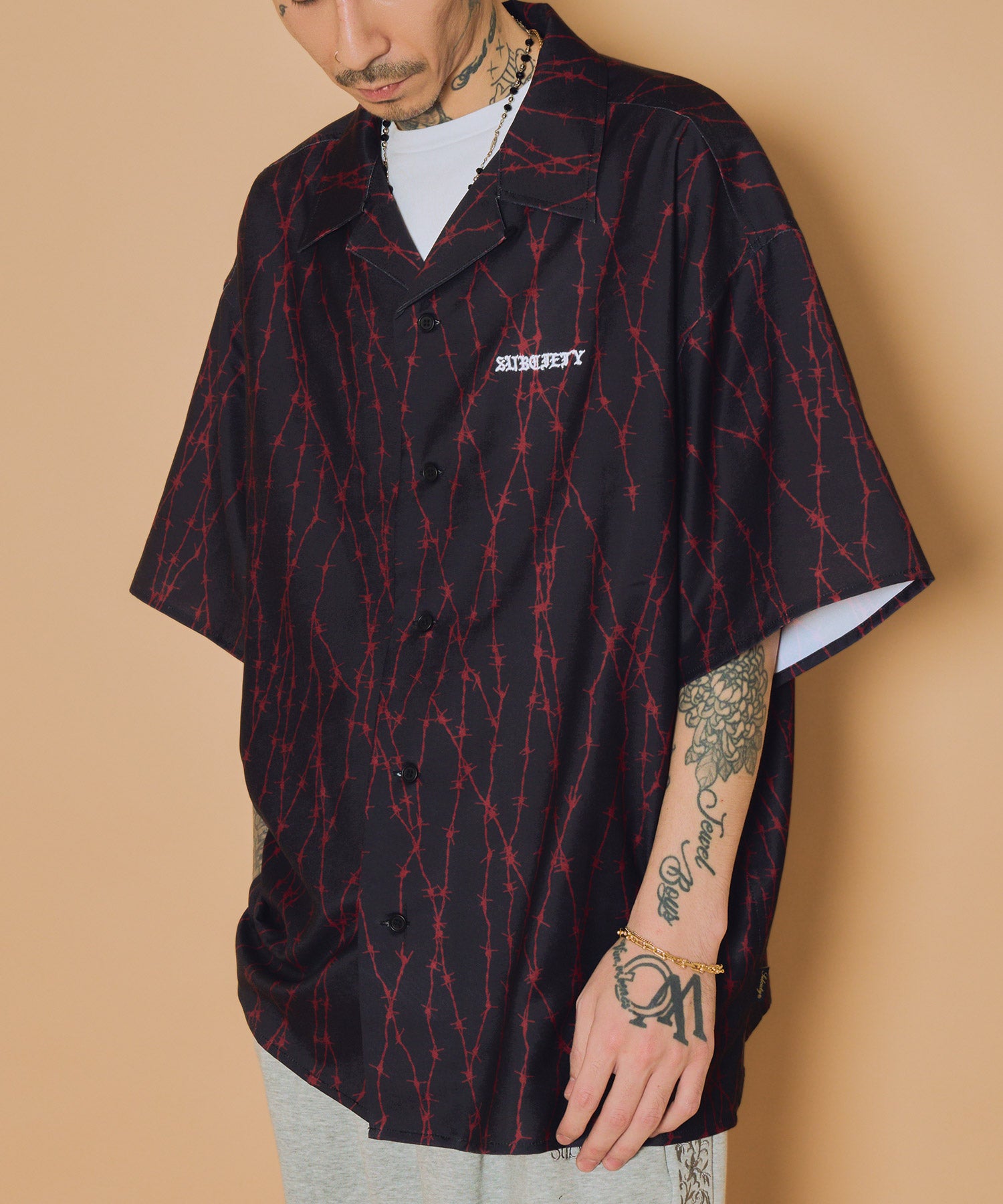 Barbed wire shirt