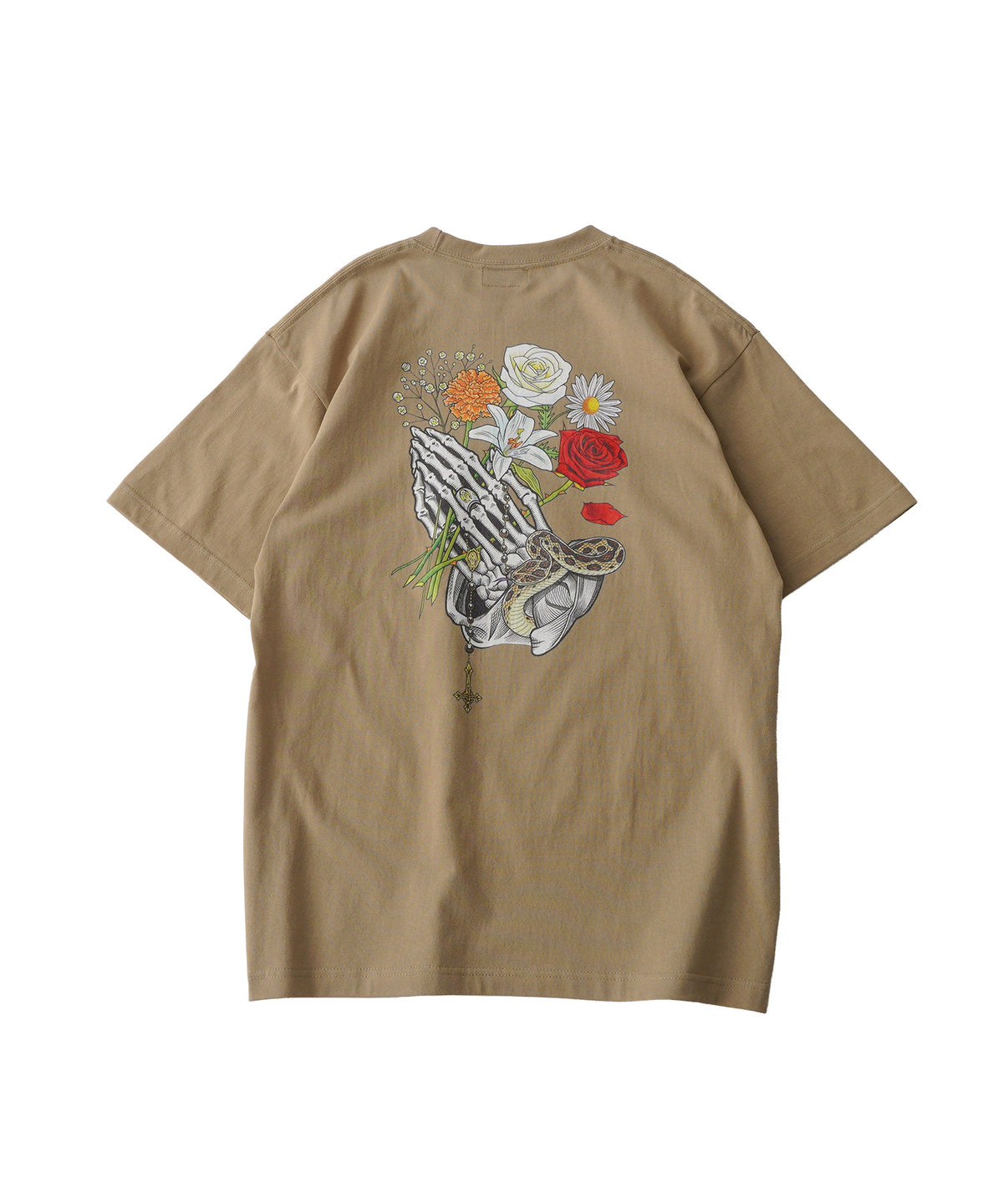 Flower praying hands tee-thumbmail-12
