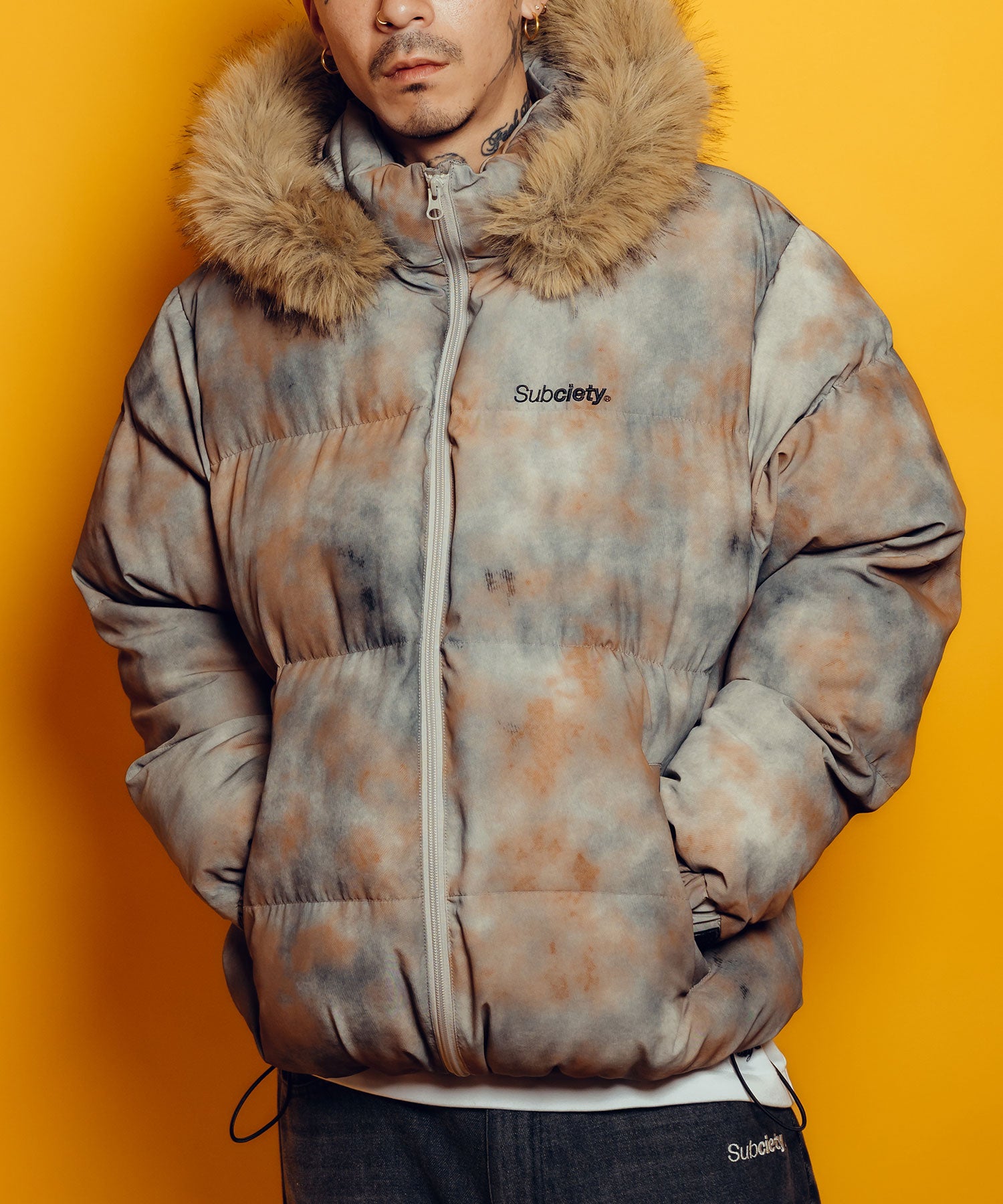 Hooded padded jkt