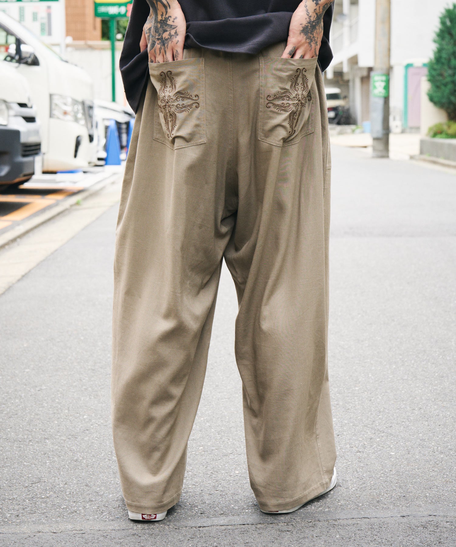 Linen blend baker pants-thumbmail-15