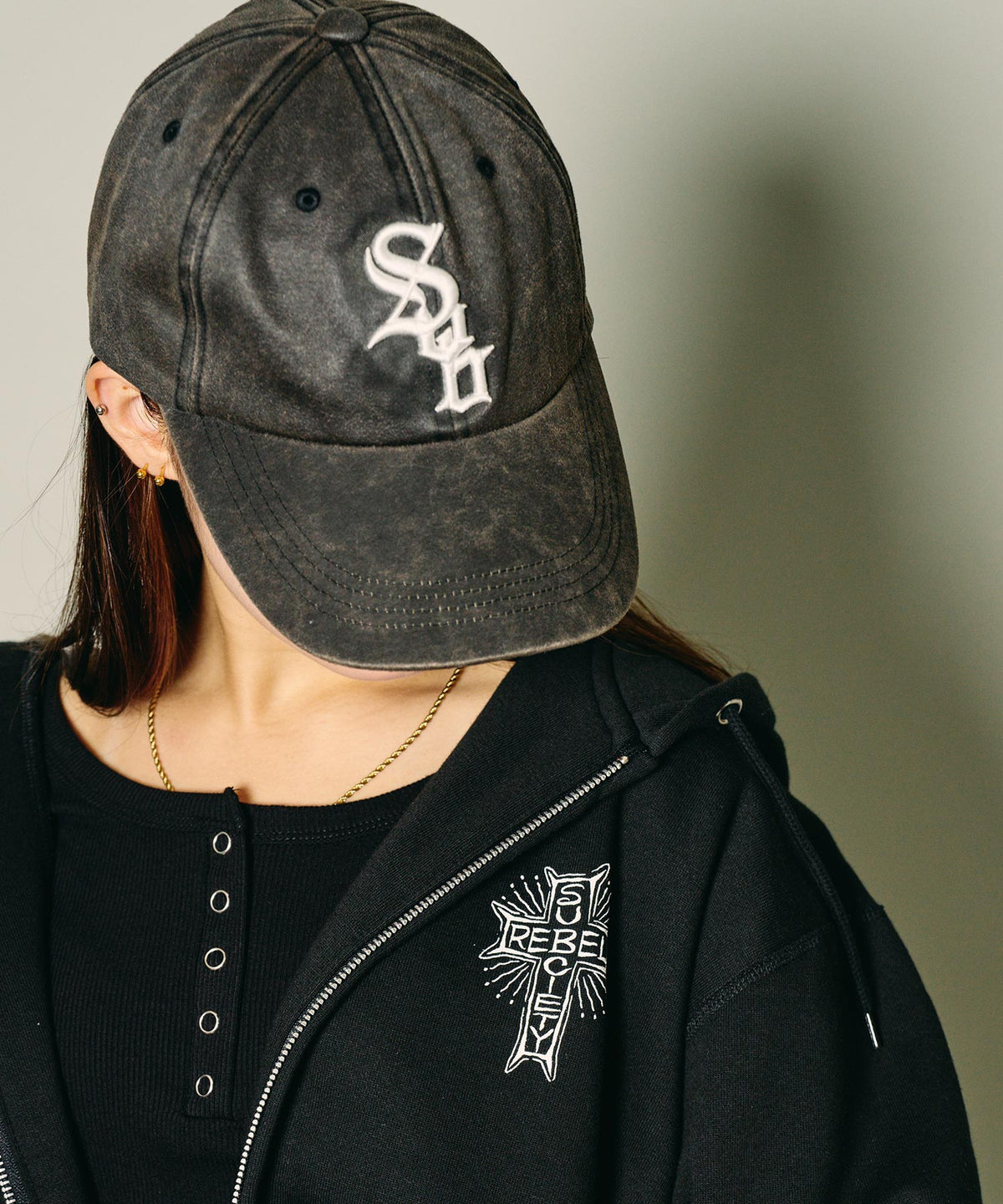 Fade faux leather cap-thumbmail-7