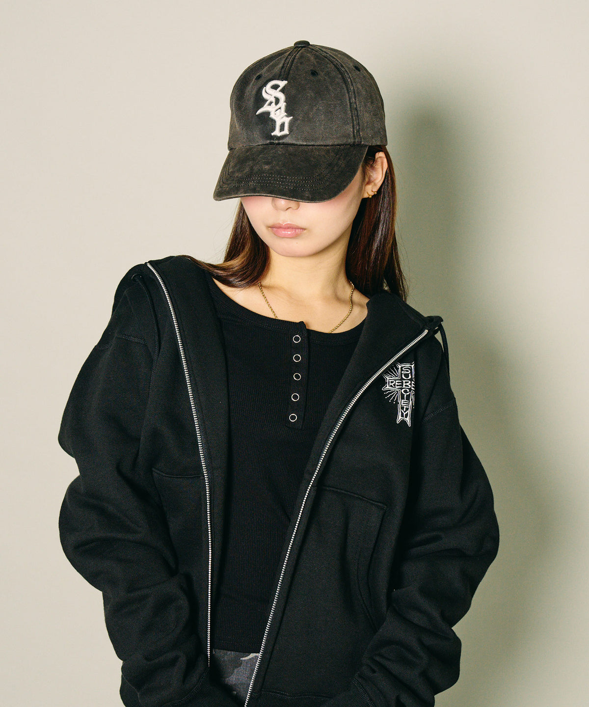 Fade faux leather cap-thumbmail-8