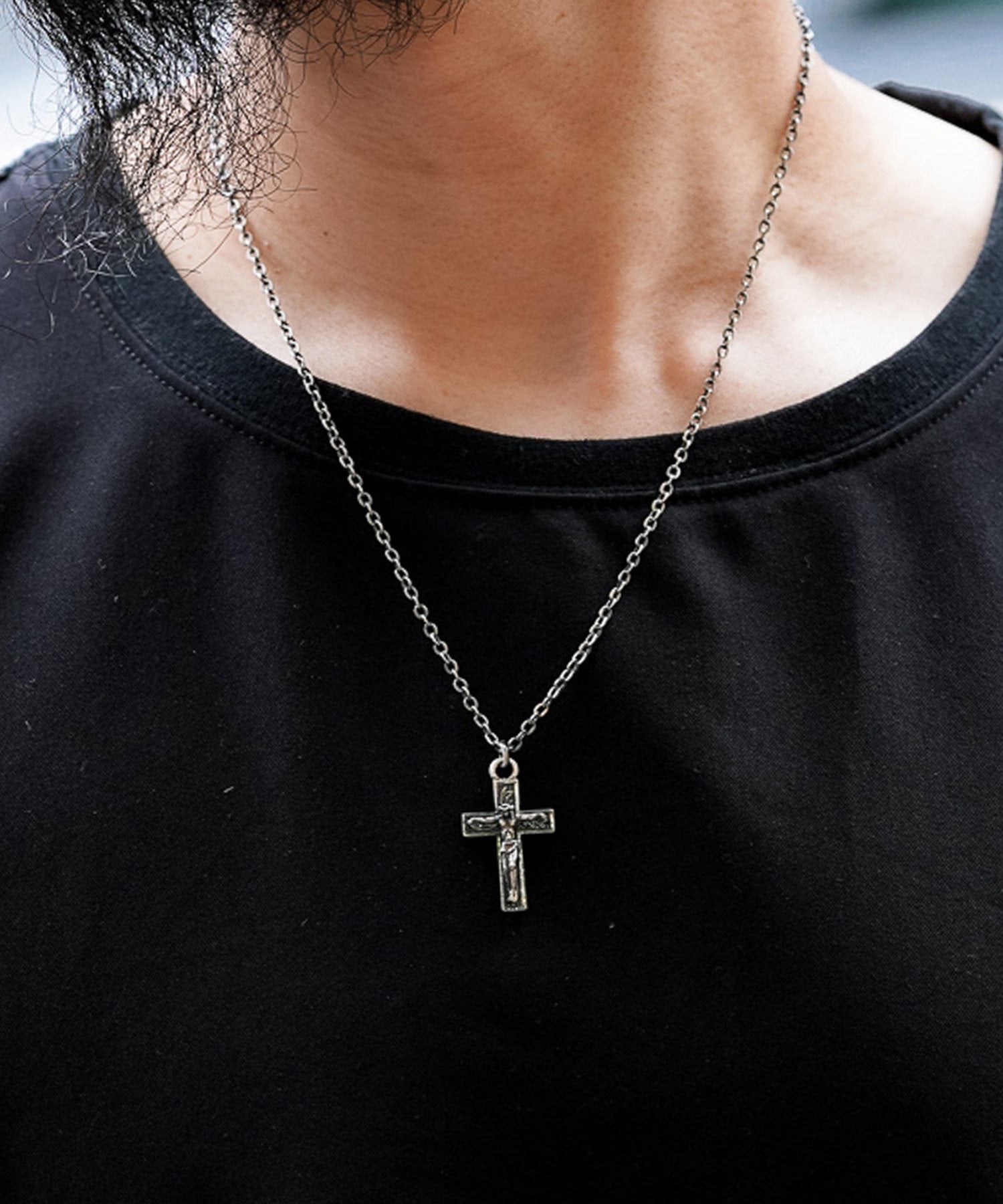 METAL NECKLACE-JESUS-