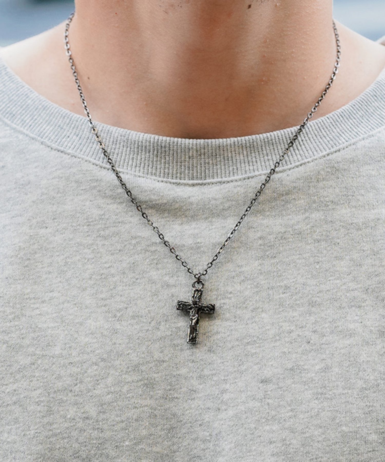 METAL NECKLACE-JESUS-