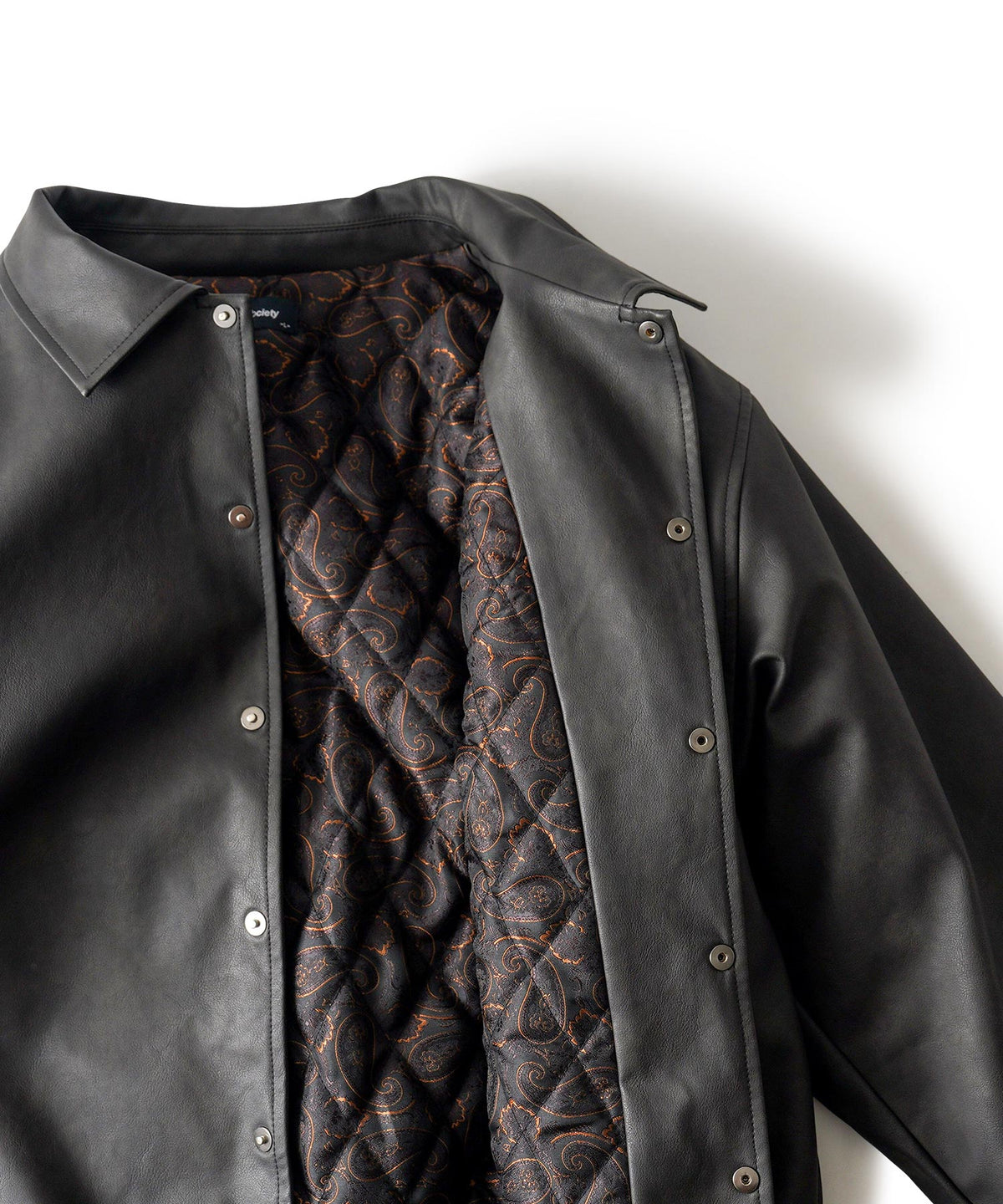Faux Leather Varsity Jacket-thumbmail-9