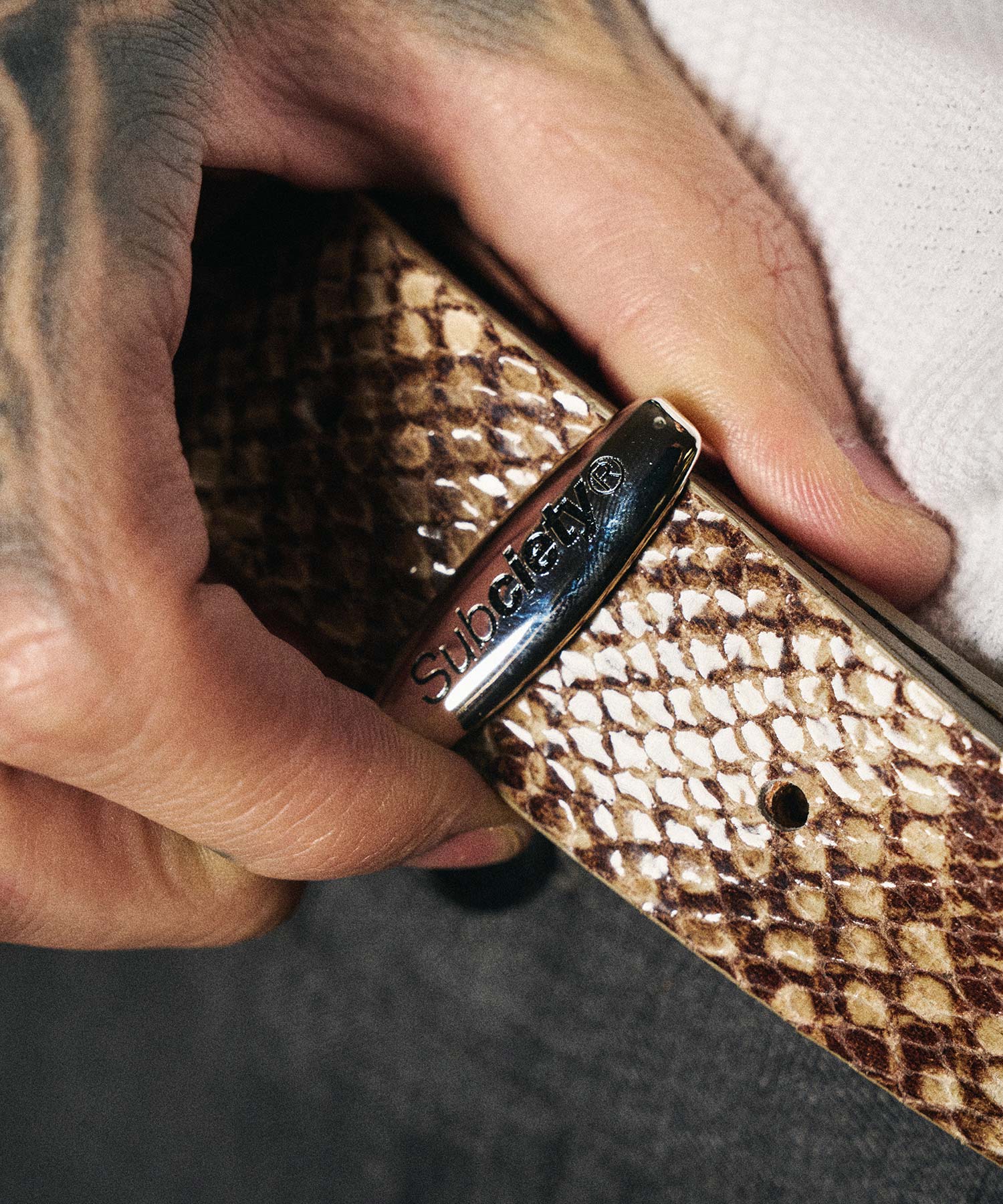 Python stamped leather belt-thumbmail-9