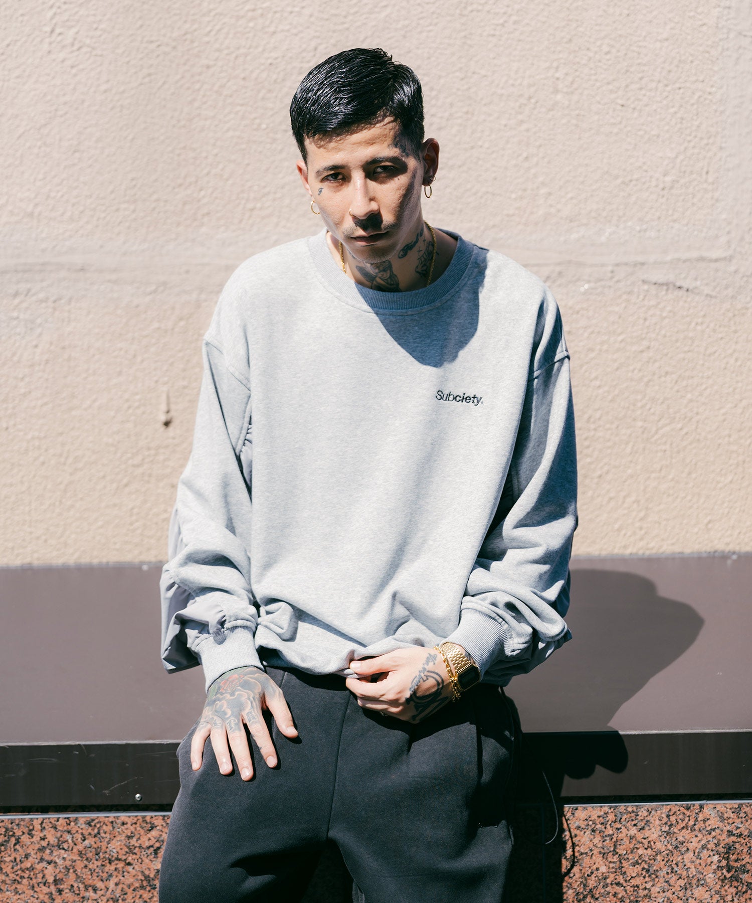 Nylon switched sweatshirt-thumbmail-15