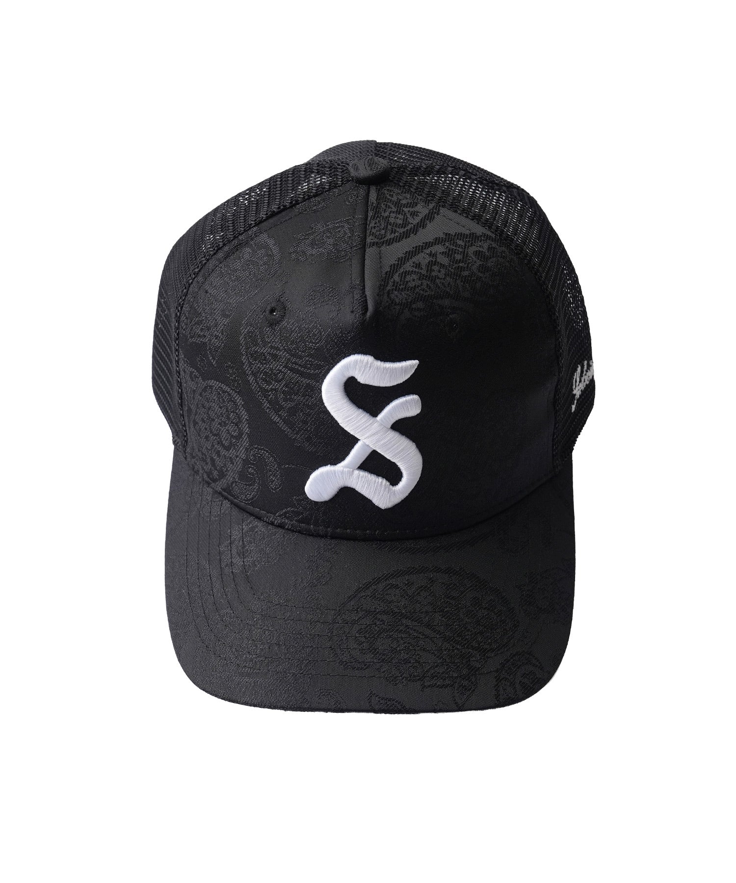 Jacquard paisley mesh cap-thumbmail-8