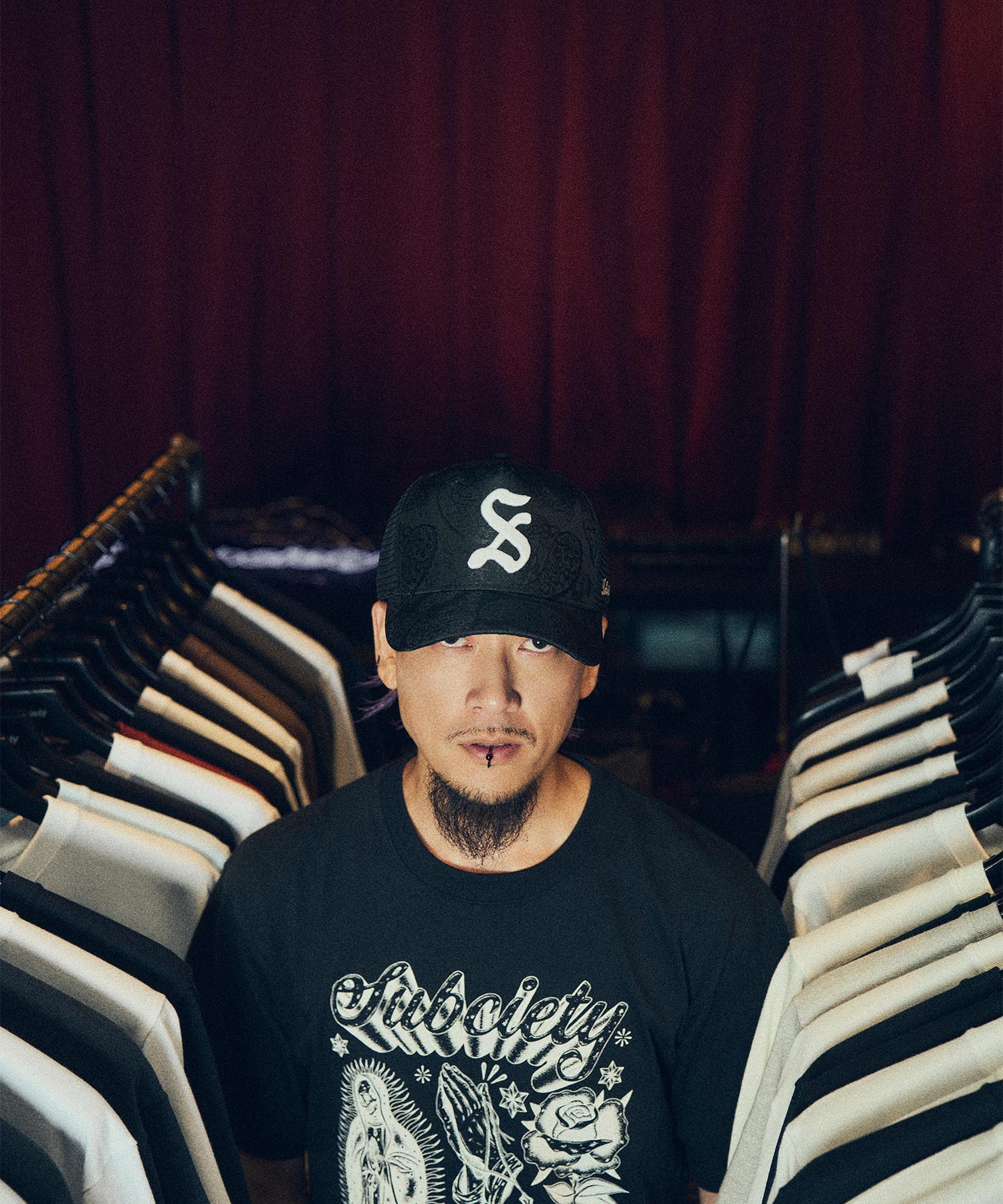 Jacquard paisley mesh cap-thumbmail-15