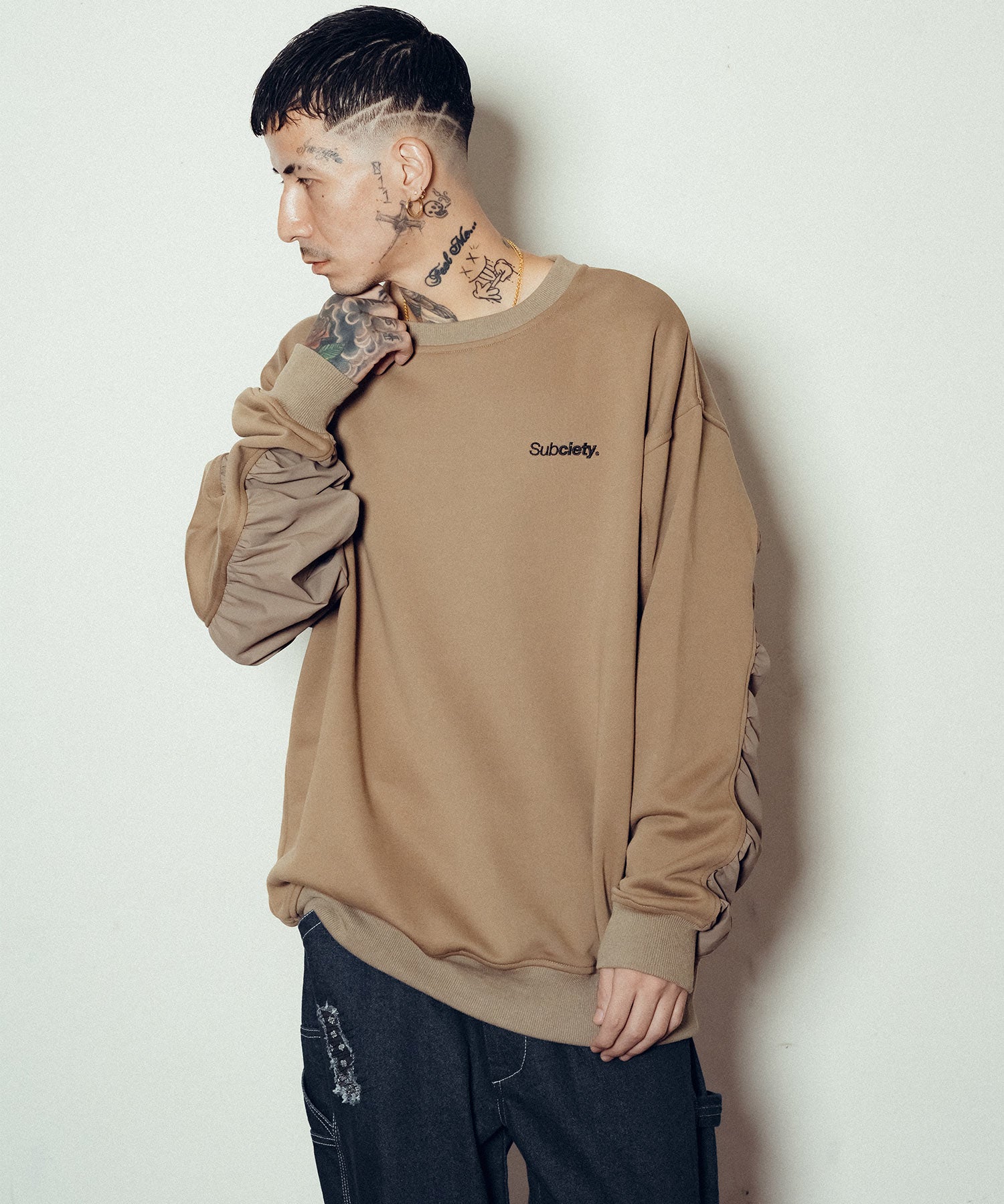 Nylon switched sweatshirt-thumbmail-19