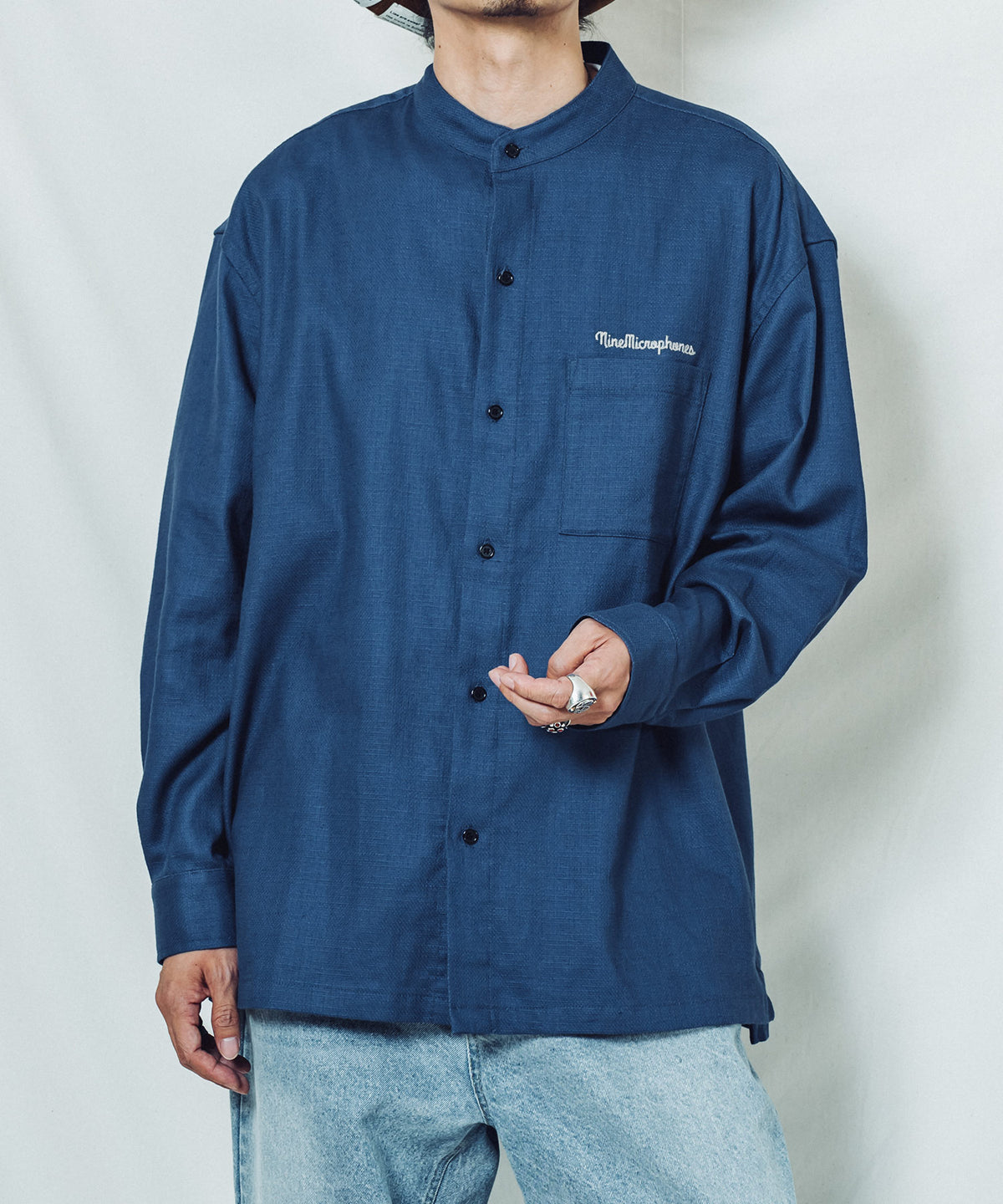 BAND COLLAR SHIRT-thumbmail-3
